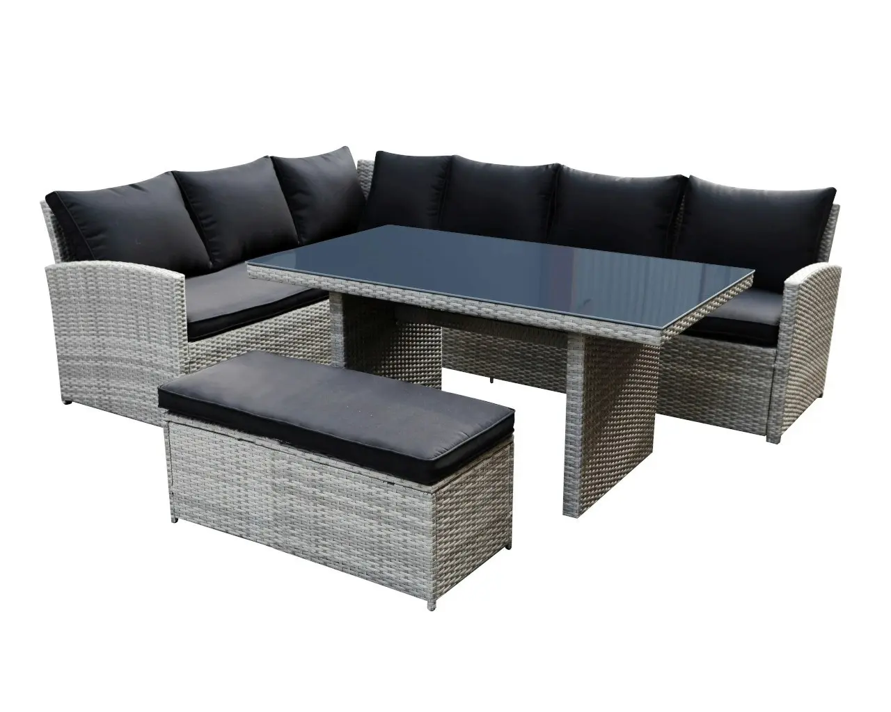 Urban 4 Piece Low Dining Setting