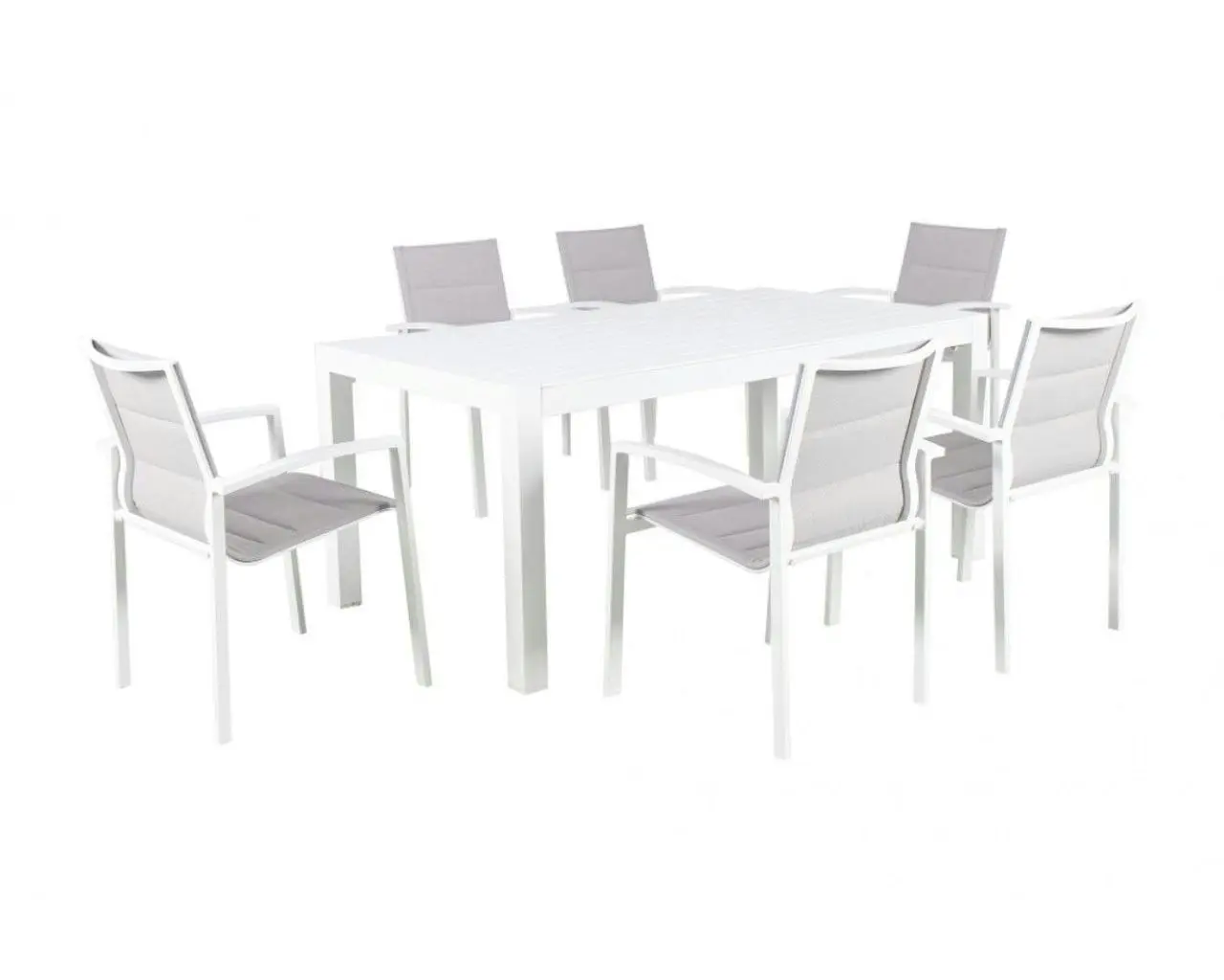 Boston-Jette 7 Piece Dining - White