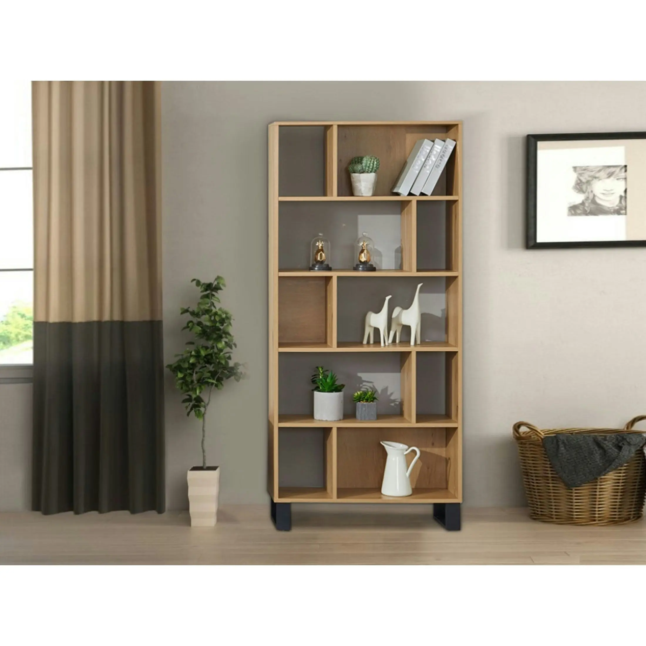 Bronte  Bookcase   Natural Oak