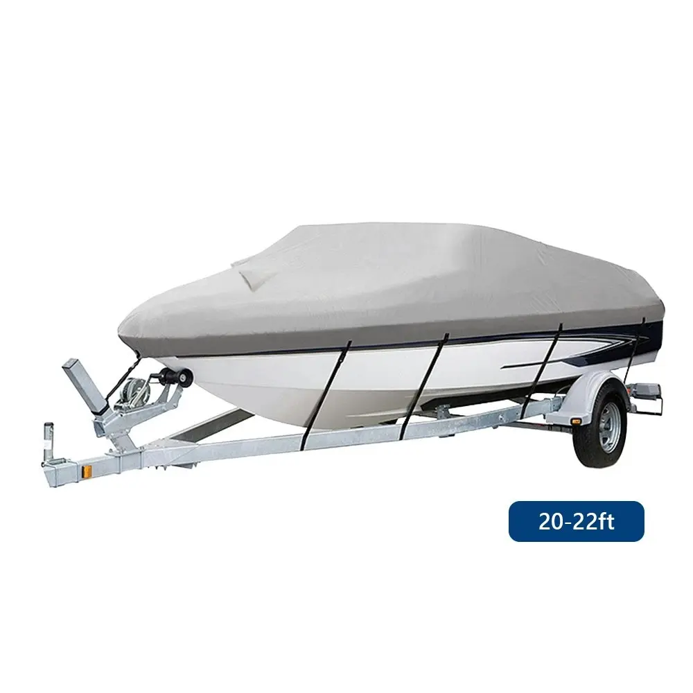 Mt Aspire 20-22FT Trailerable Boat Cover Heavy Duty Waterproof Marine Grade Protect