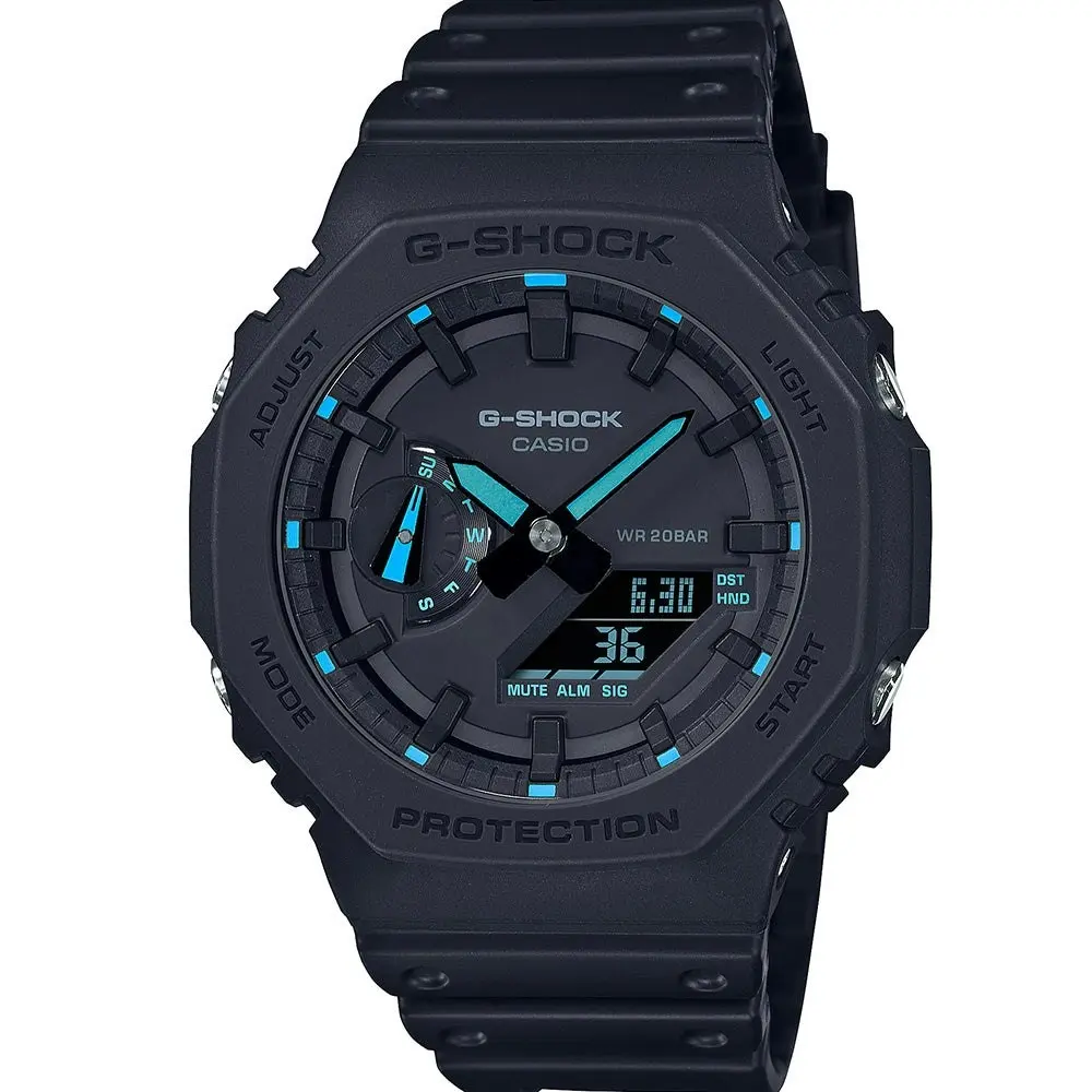 G-Shock GA2100-1A2 Neon Accent Series 'CasiOak'