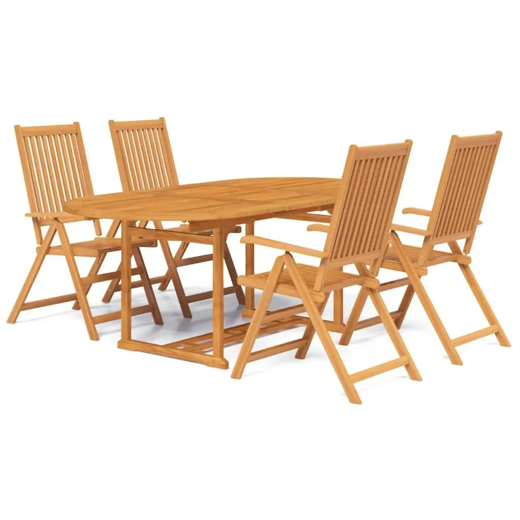 5 Piece Garden Dining Set Solid Acacia Wood 3058011