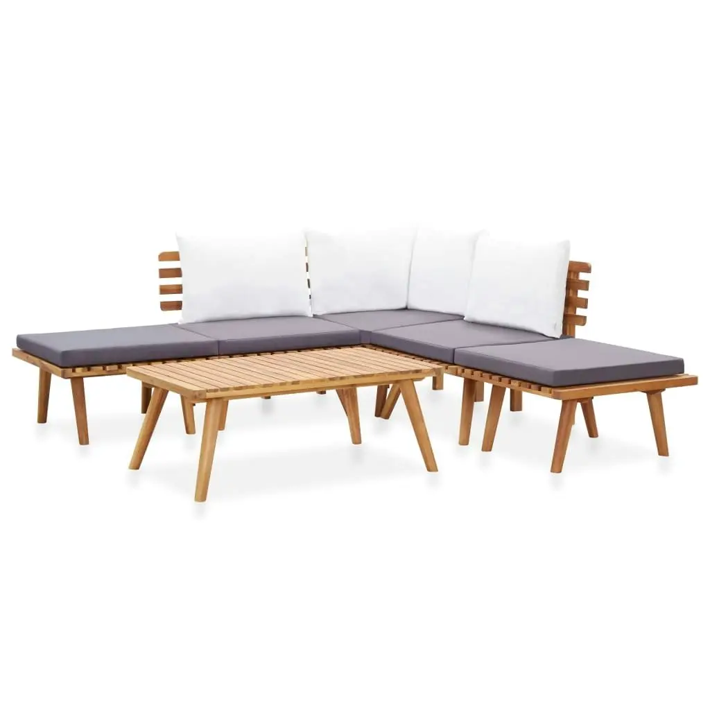 6 Piece Garden Lounge Set Solid Wood Acacia 3092050