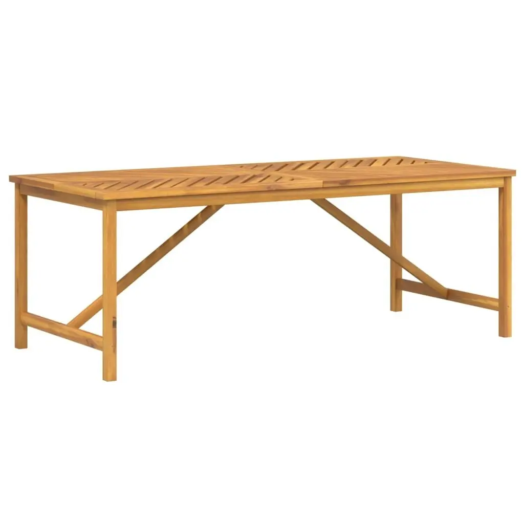 Garden Dining Table 200x90x74 cm Solid Wood Acacia 362242