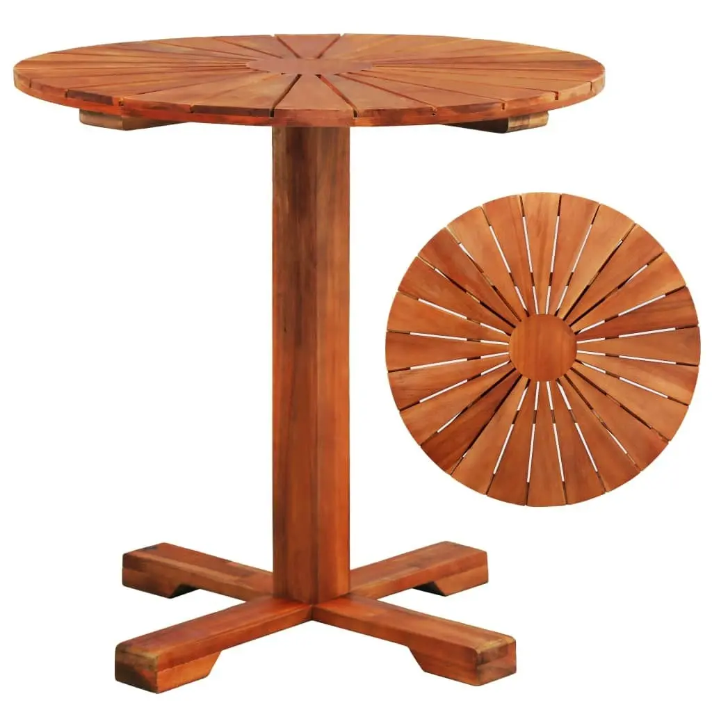 Bistro Table 70x70 cm Solid Acacia Wood 44037