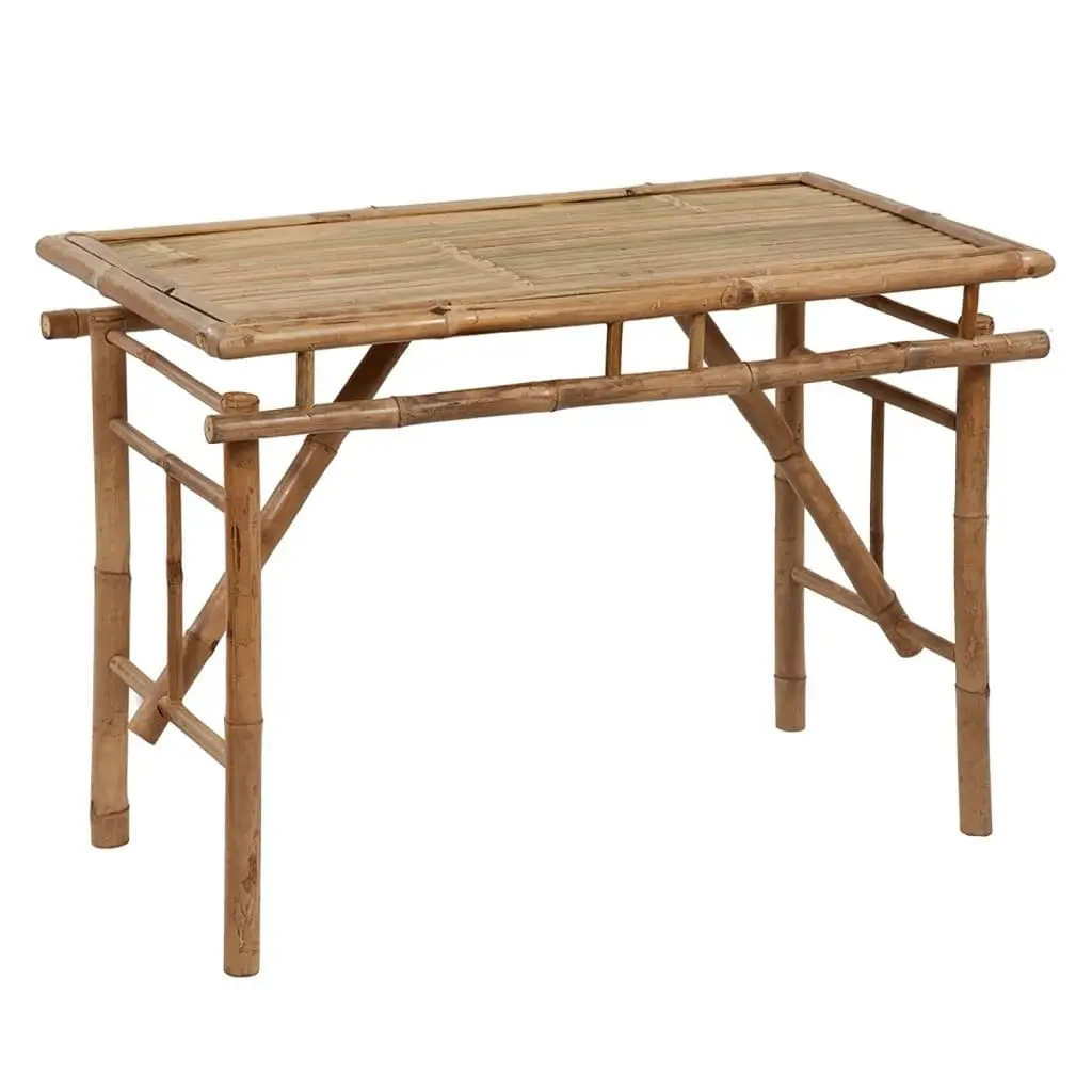 Folding Garden Table 115x50x75 cm Bamboo 341745