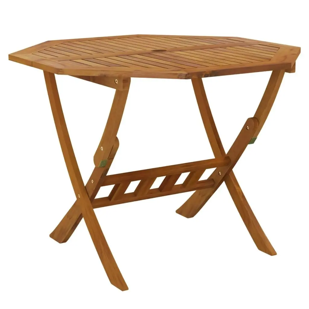 Folding Garden Table 90x75 cm Solid Wood Acacia 319672