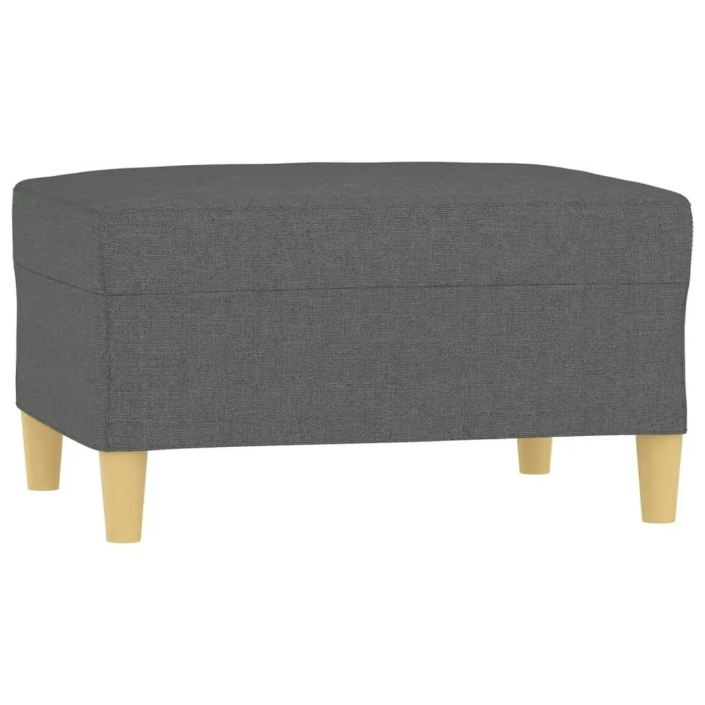 Footstool Dark Grey 70x55x41 cm Fabric 349272