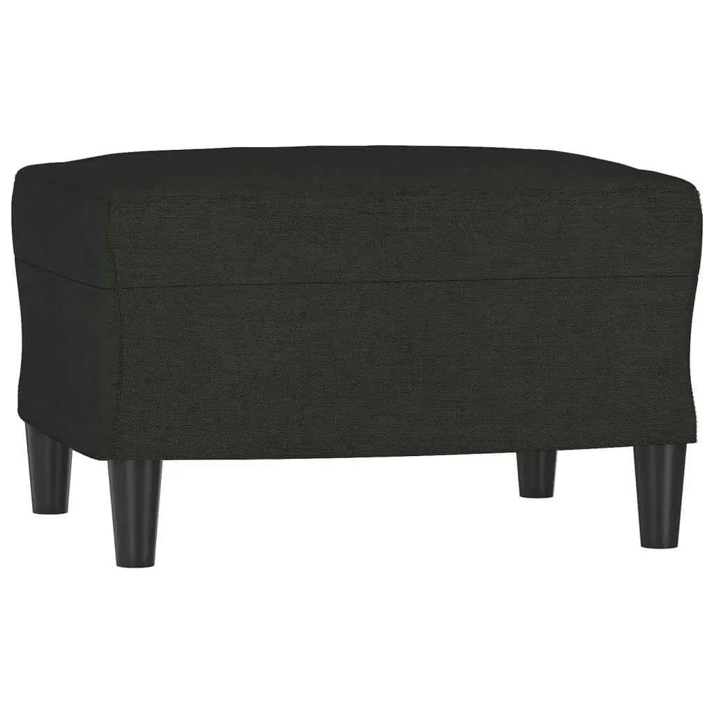 Footstool Black 60x50x41 cm Fabric 349283