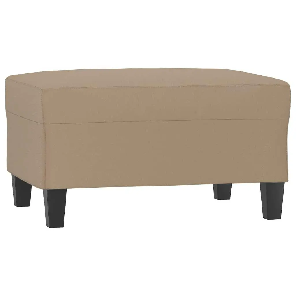 Footstool Cappuccino 70x55x41 cm Faux Leather 349360