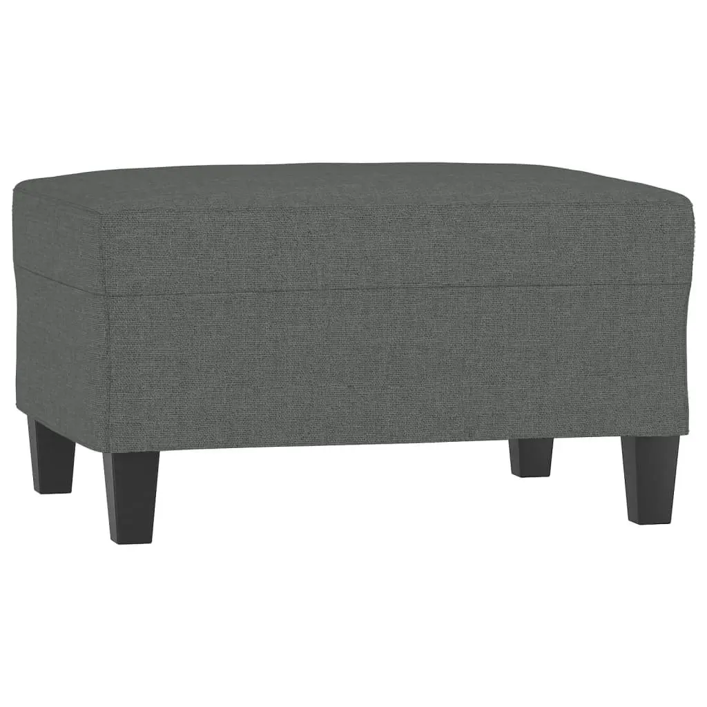 Footstool Dark Grey 70x55x41 cm Fabric 349348