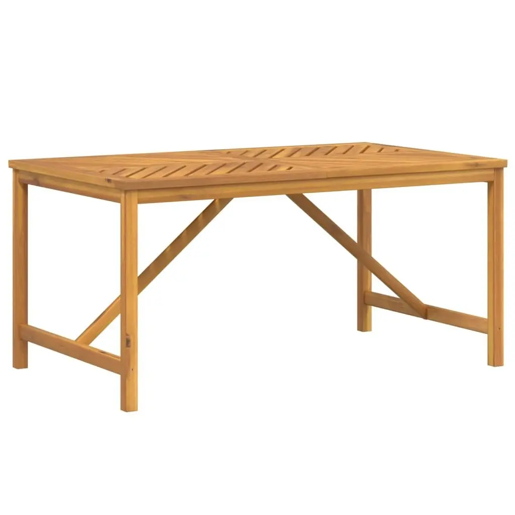 Garden Dining Table 150x90x74 cm Solid Wood Acacia 362241