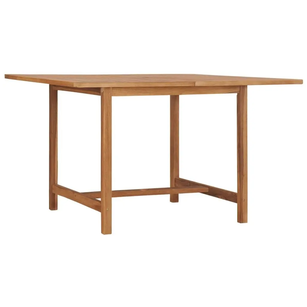 Garden Dining Table 110x110x75 cm Solid Wood Teak 318477