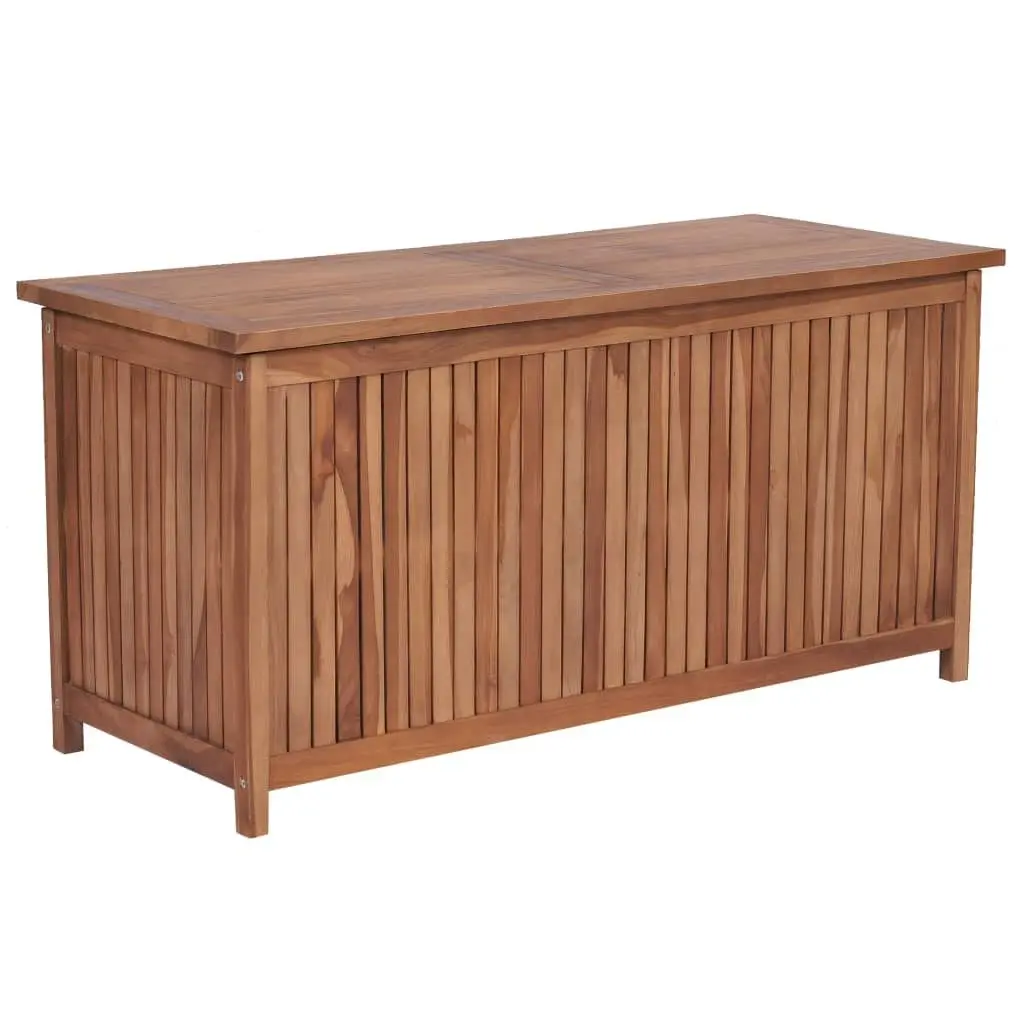 Garden Storage Box 120x50x58 cm Solid Teak Wood 44669