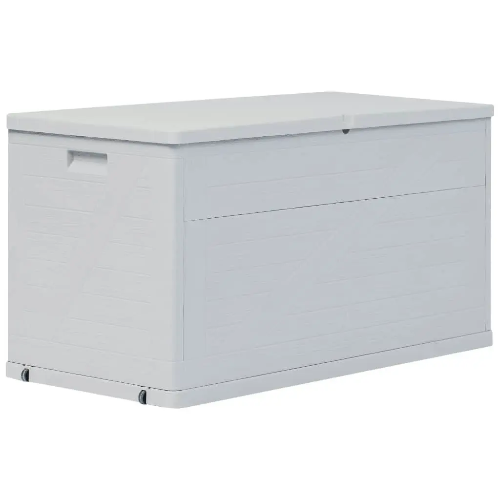 Garden Storage Box 420 L Light Grey 45691