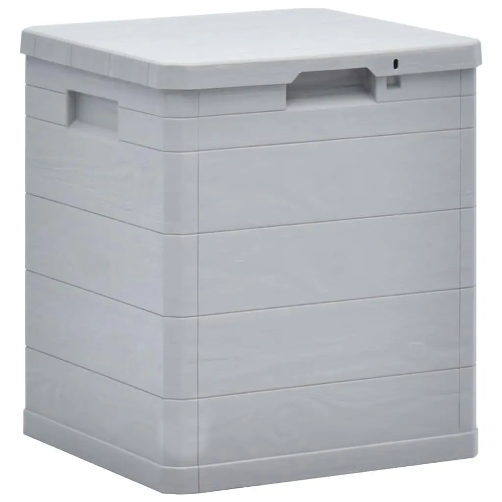 Garden Storage Box 90 L Light Grey 45683