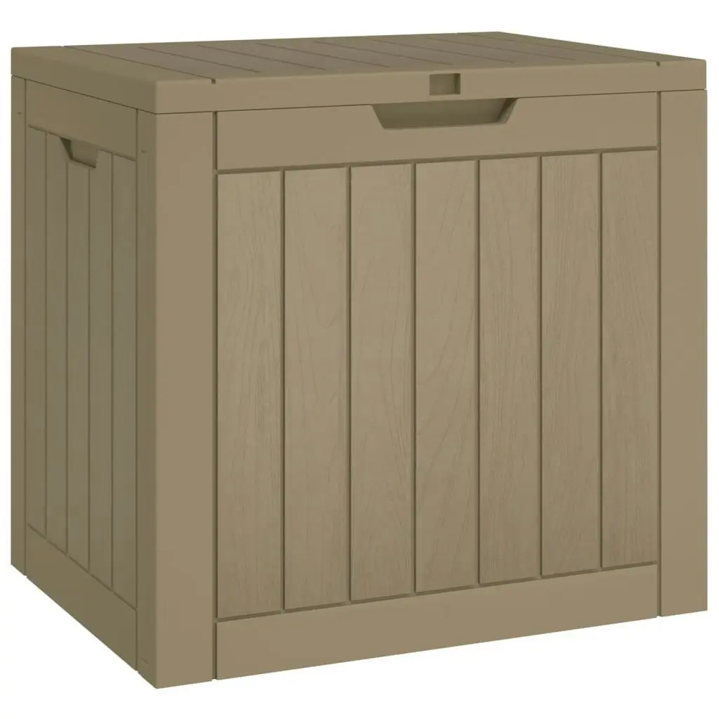 Garden Storage Box Grey 55.5x43x53 cm Polypropylene 364163