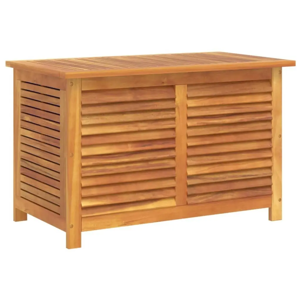 Garden Storage Box with Louver 90x50x56 cm Solid Wood Acacia 365840