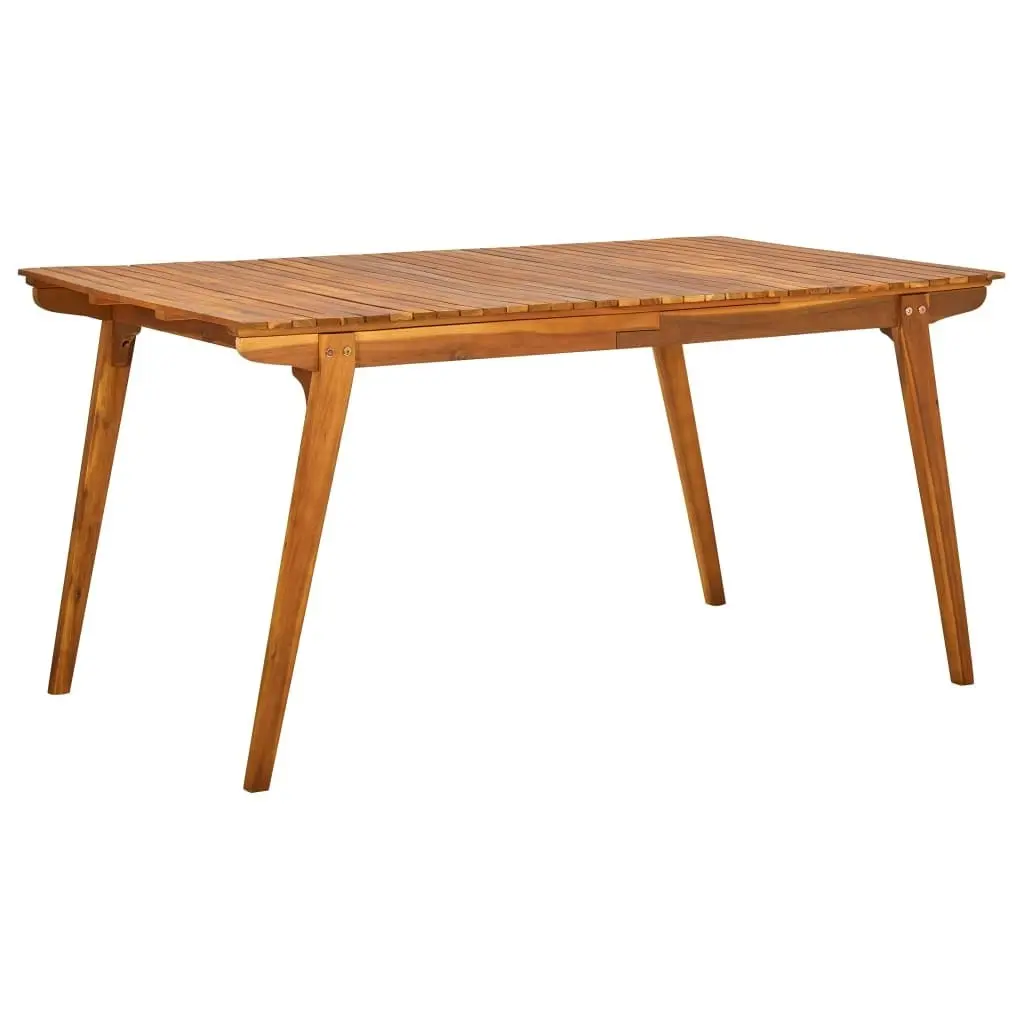 Garden Table 150x90x75 cm Solid Acacia Wood 310627