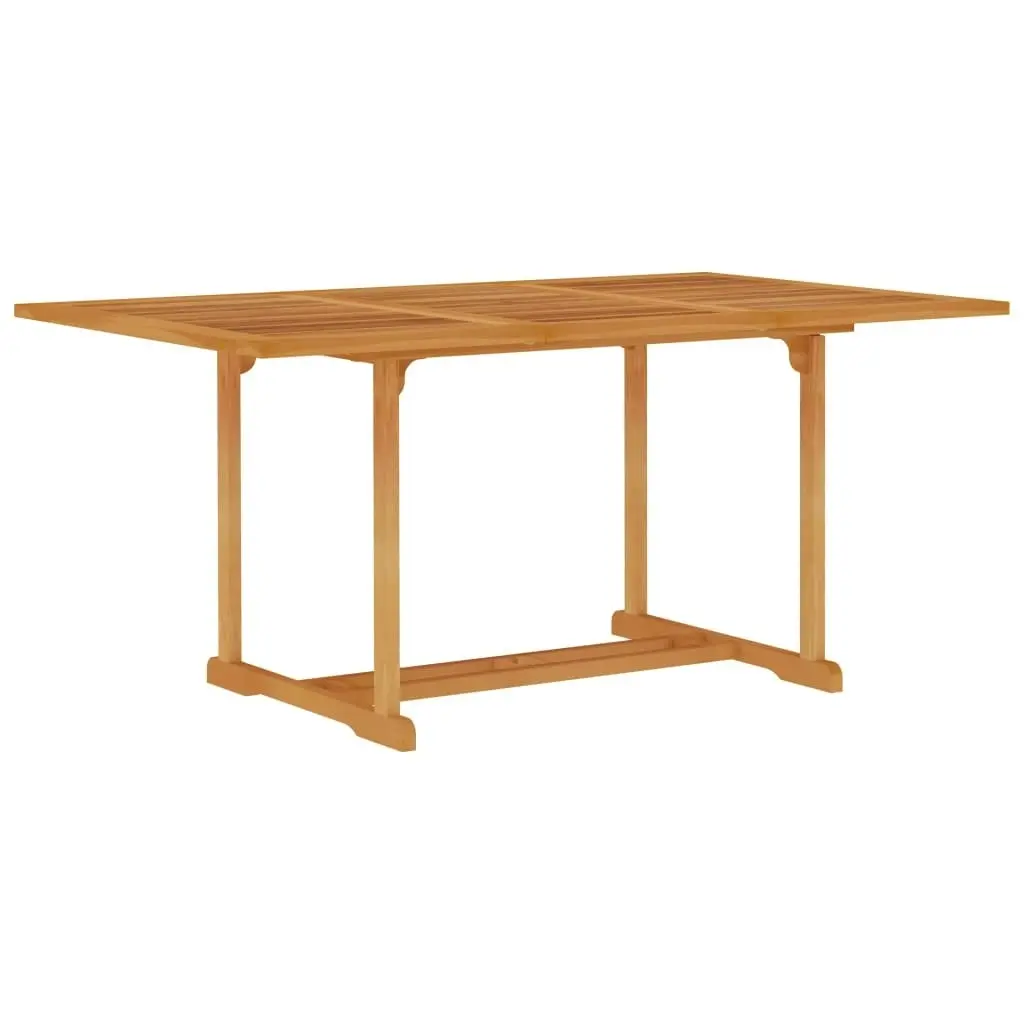 Garden Table 150x90x75 cm Solid Teak Wood 315103