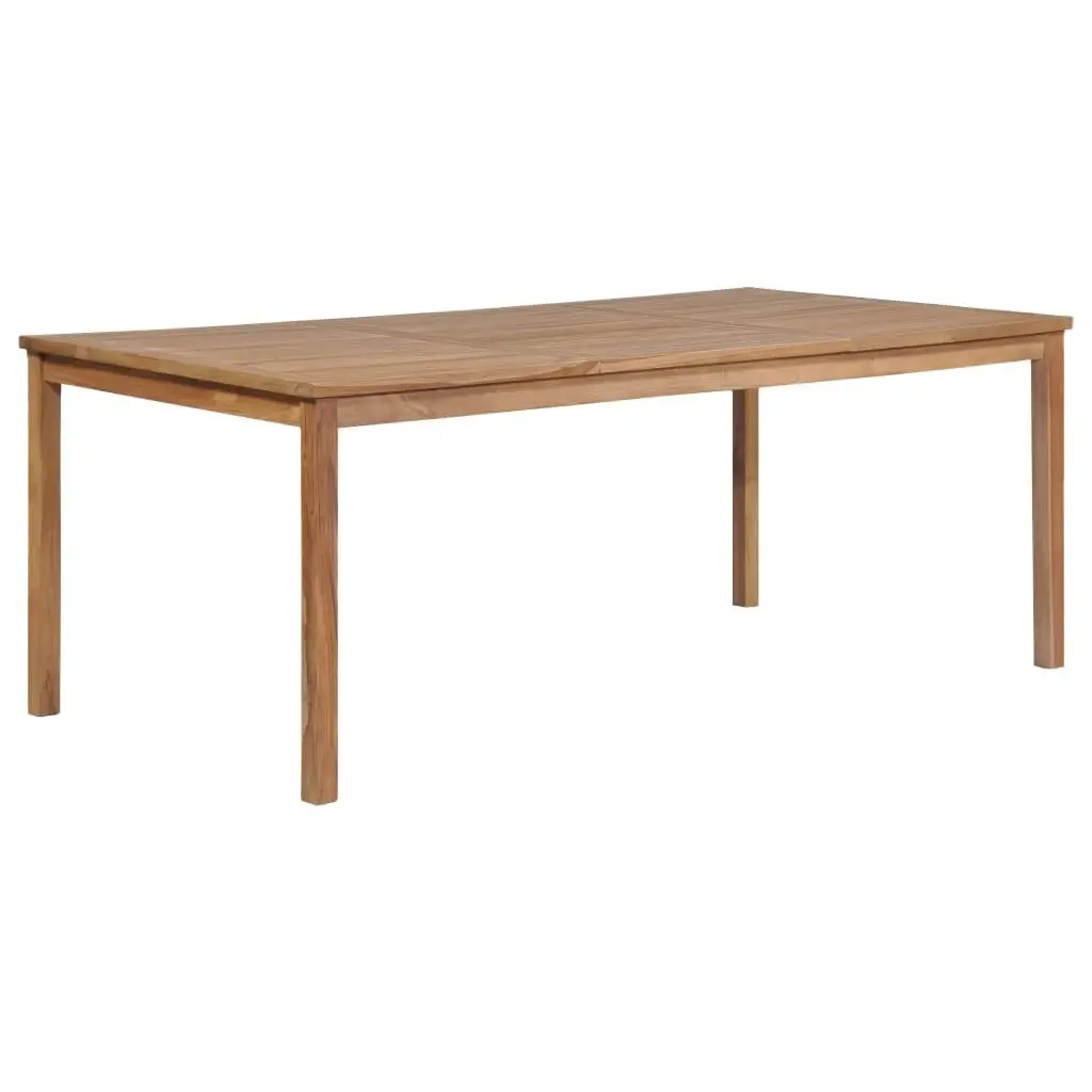 Garden Table 200x100x77 cm Solid Teak Wood 44998