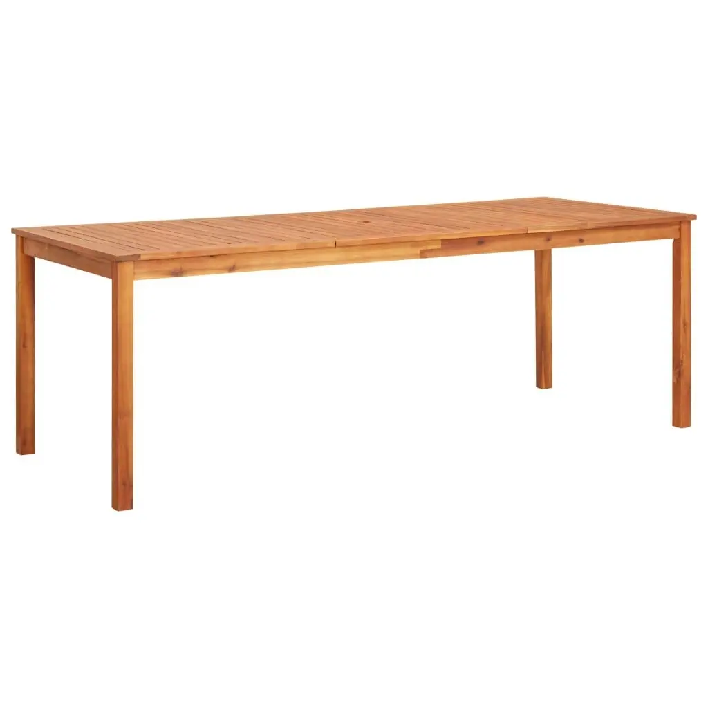 Garden Table 215x90x74 cm Solid Acacia Wood 45963