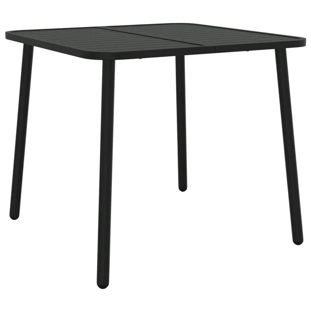 Garden Table Anthracite 80x80x71 cm Steel 362737