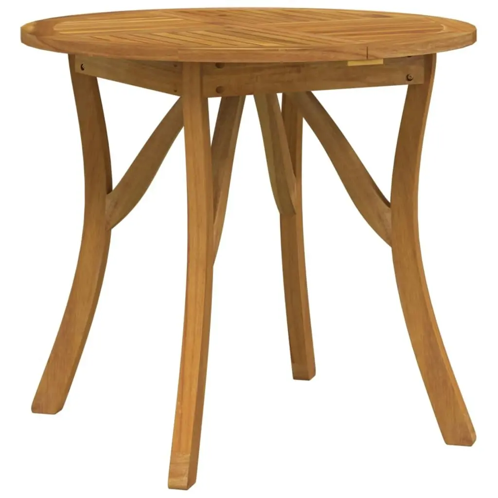 Garden Table ?85 cm Solid Wood Acacia 363302