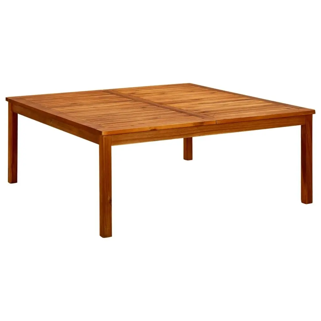 Garden Coffee Table 110x110x45 cm Solid Acacia Wood 316397