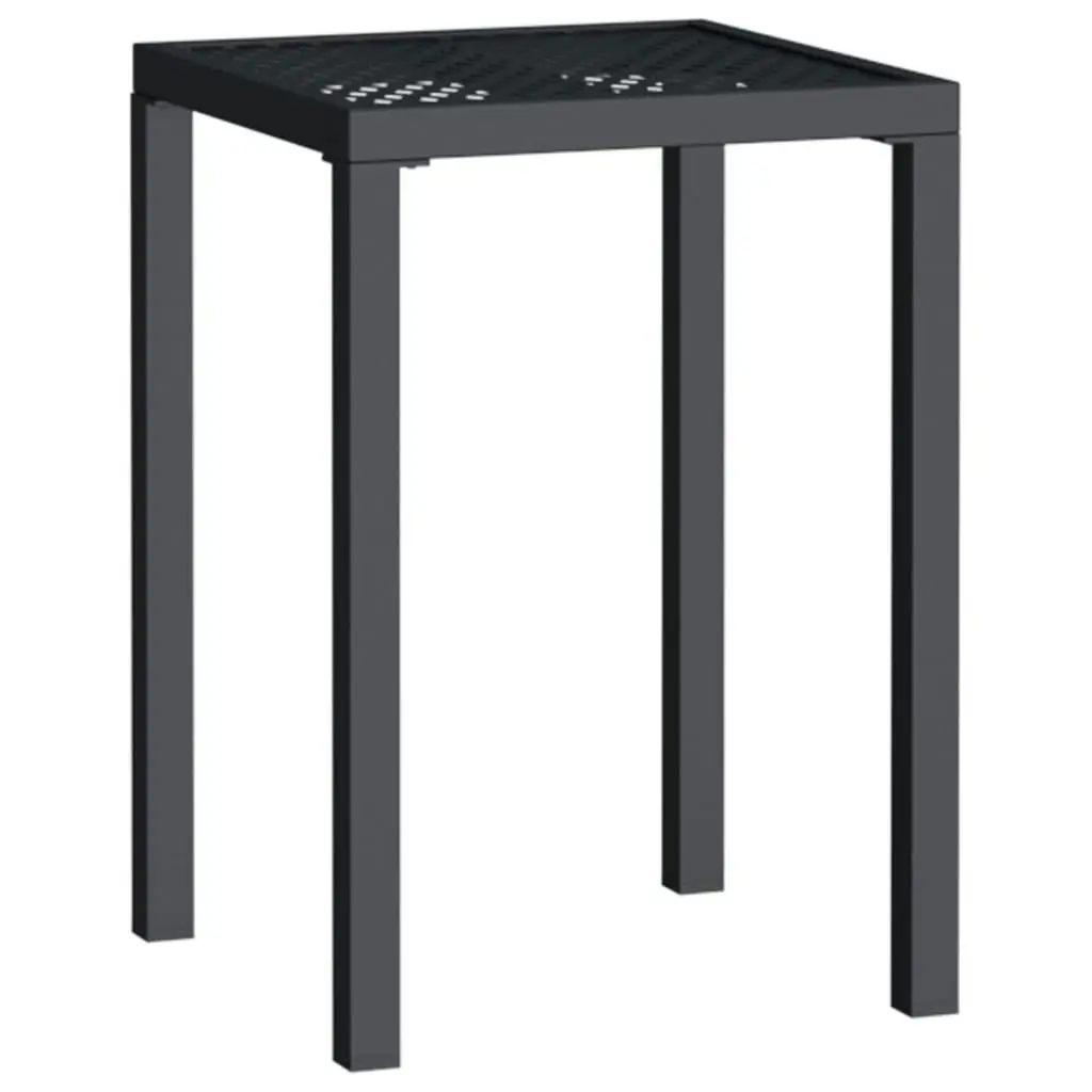 Garden Table Anthracite 50x50x72 cm Steel 362742