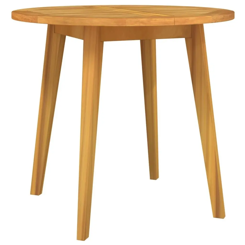 Garden Table Ã˜85x75 cm Solid Wood Acacia 310299