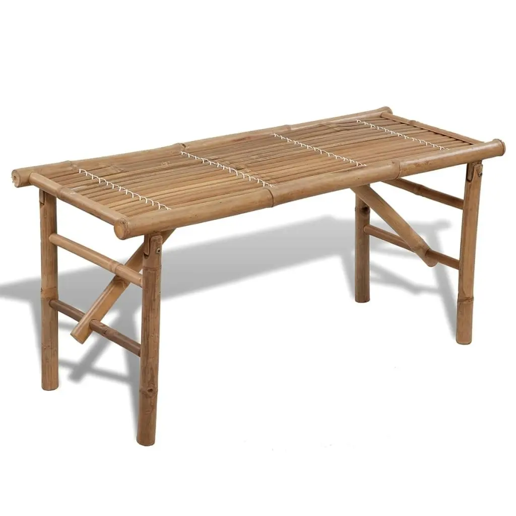 Folding Garden Bench 118 cm Bamboo 41503