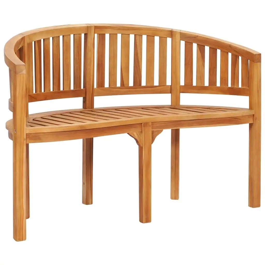 Banana Bench 120 cm Solid Teak Wood 48020