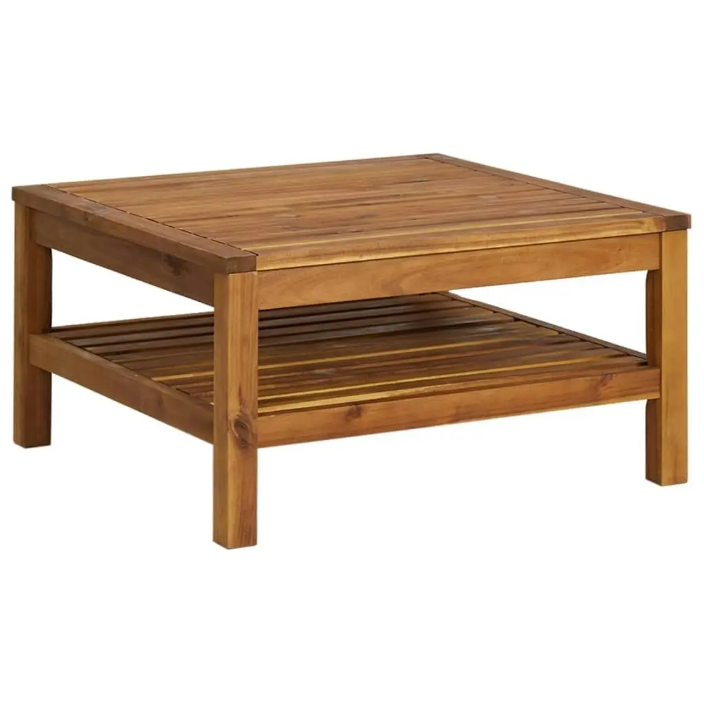 Coffee Table 65x65x35 cm Solid Acacia Wood 316292