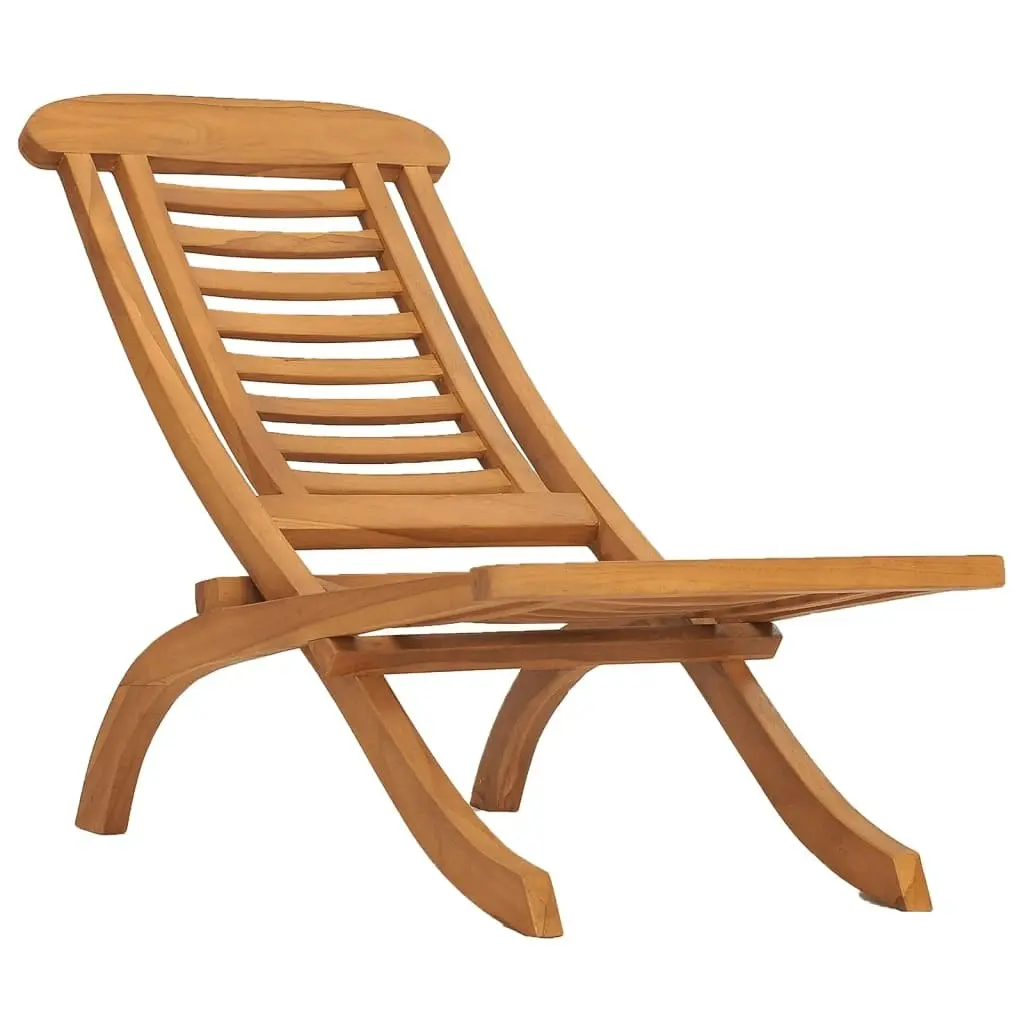 Folding Garden Chair Solid Teak Wood 49381