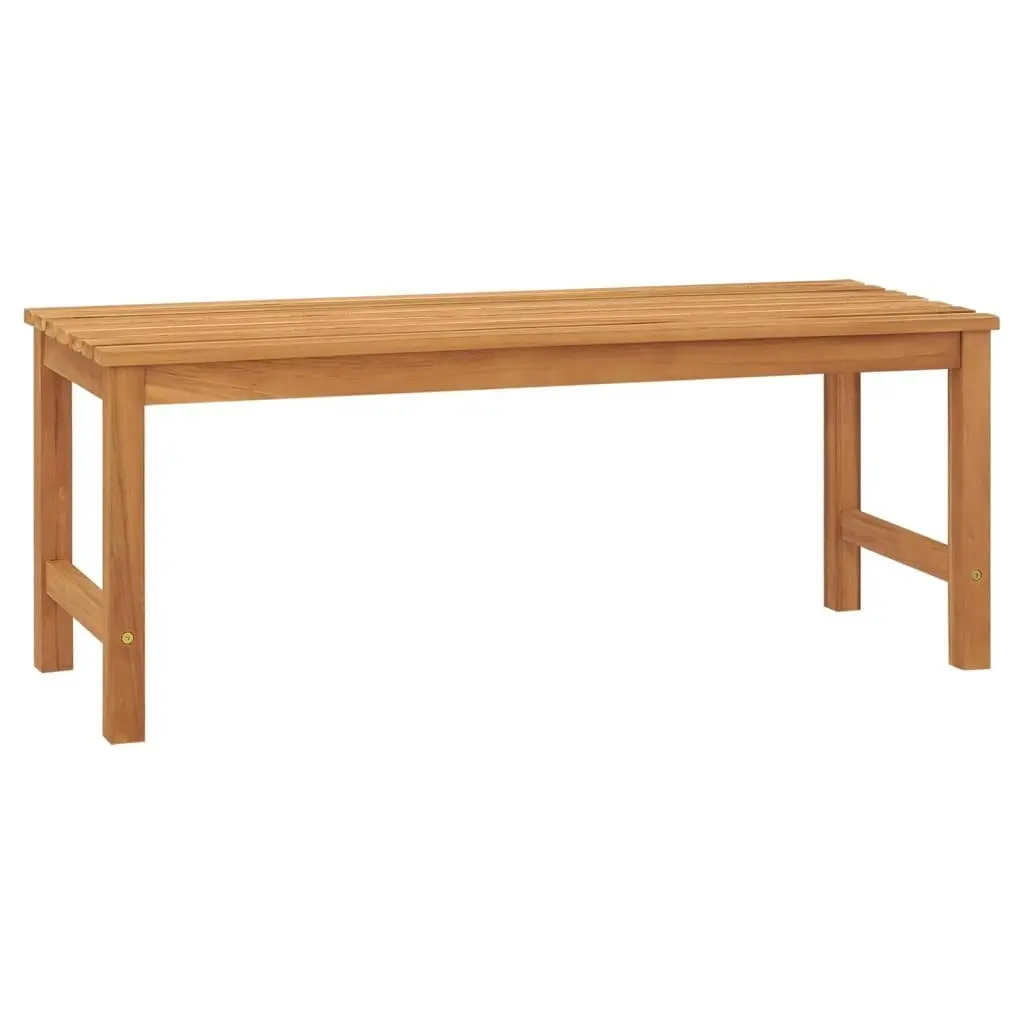 Garden Bench 114 cm Solid Teak Wood 316626