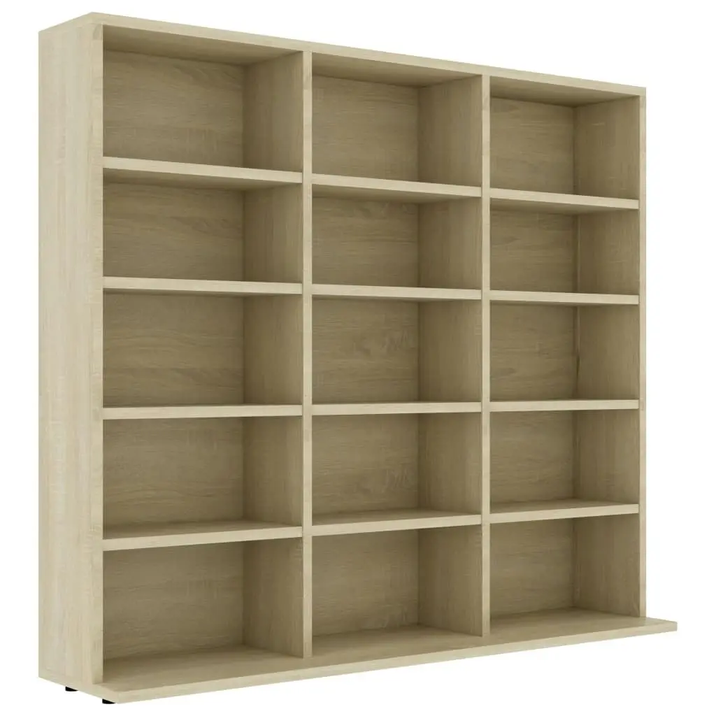 CD Cabinet Sonoma Oak 102x23x89.5 cm Engineered Wood 801790