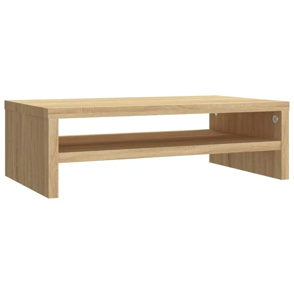 Monitor Stand Sonoma Oak 42x24x13 cm Engineered Wood 800219