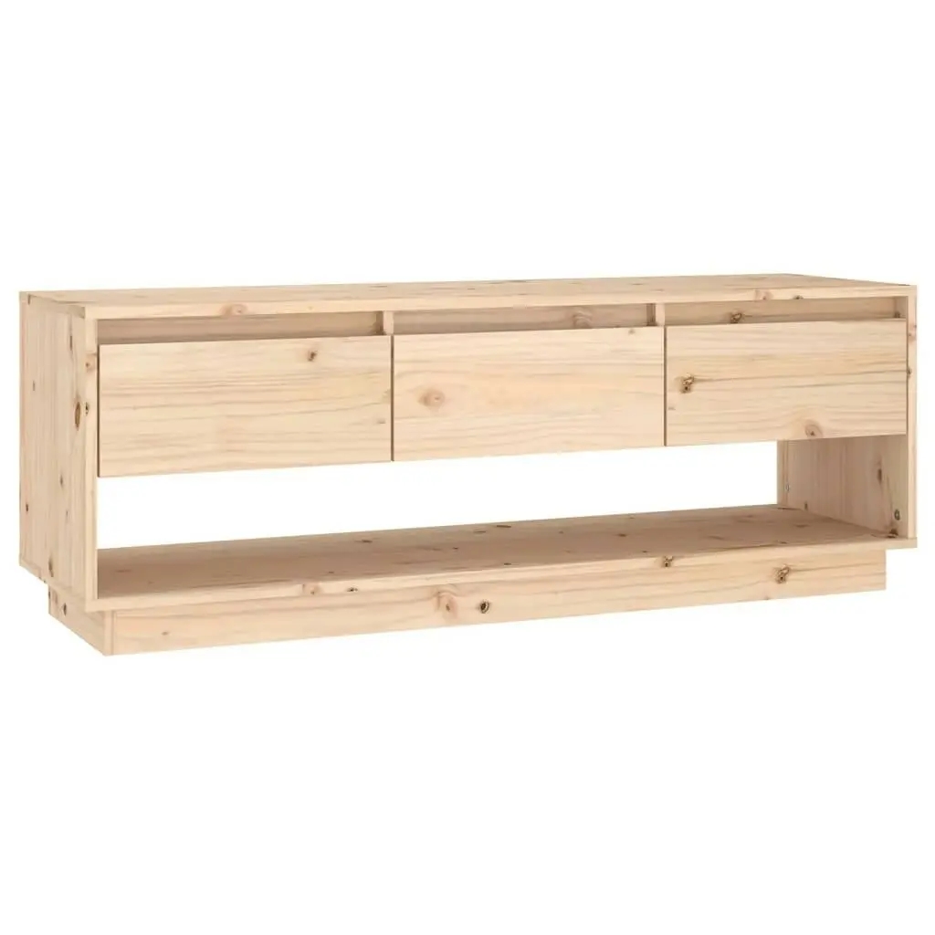 TV Cabinet 110.5x34x40 cm Solid Wood Pine 813844