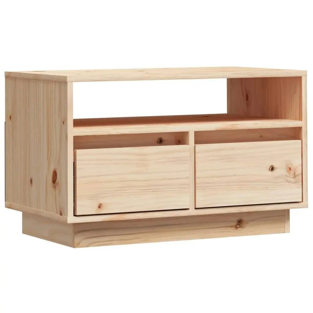 TV Cabinet 60x35x37 cm Solid Wood Pine 813425