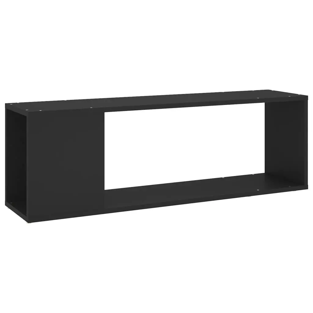 TV Cabinet Black 100x24x32 cm Engineered Wood 809162