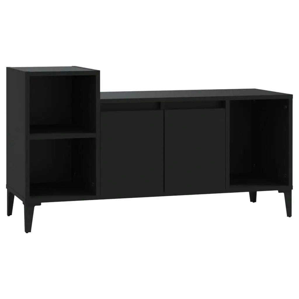 TV Cabinet Black 100x35x55 cm Engineered Wood 821181