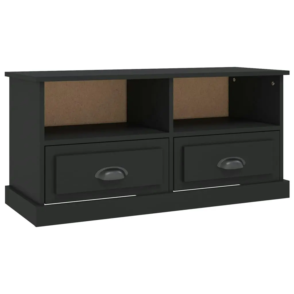 TV Cabinet Black 93x35.5x45 cm Engineered Wood 816465