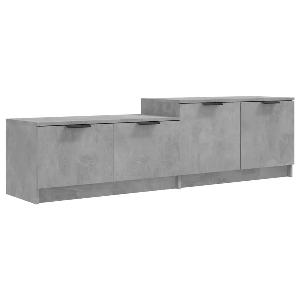 TV Cabinet Concrete Grey 158.5x36x45 cm Engineered Wood 811488