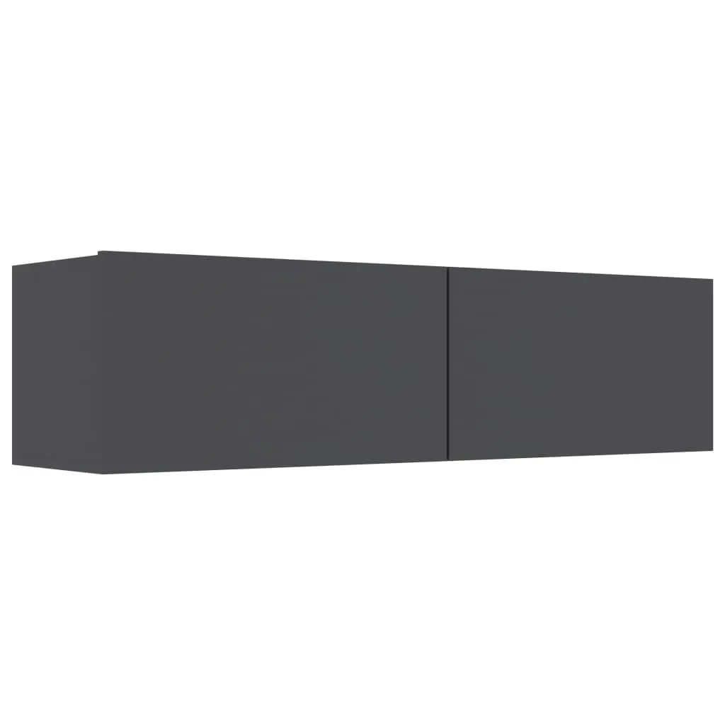 TV Cabinet Grey 120x30x30 cm Engineered Wood 801492