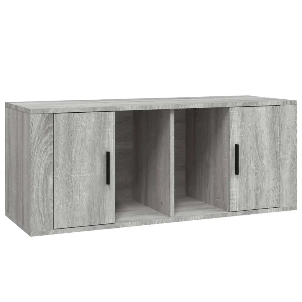 TV Cabinet Grey Sonoma 100x35x40 cm Engineered Wood 816806