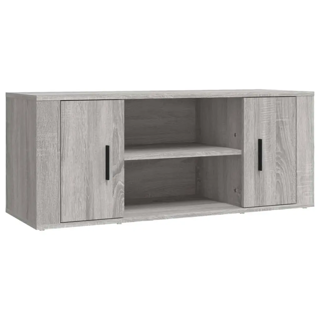 TV Cabinet Grey Sonoma 100x35x40 cm Engineered Wood 823097