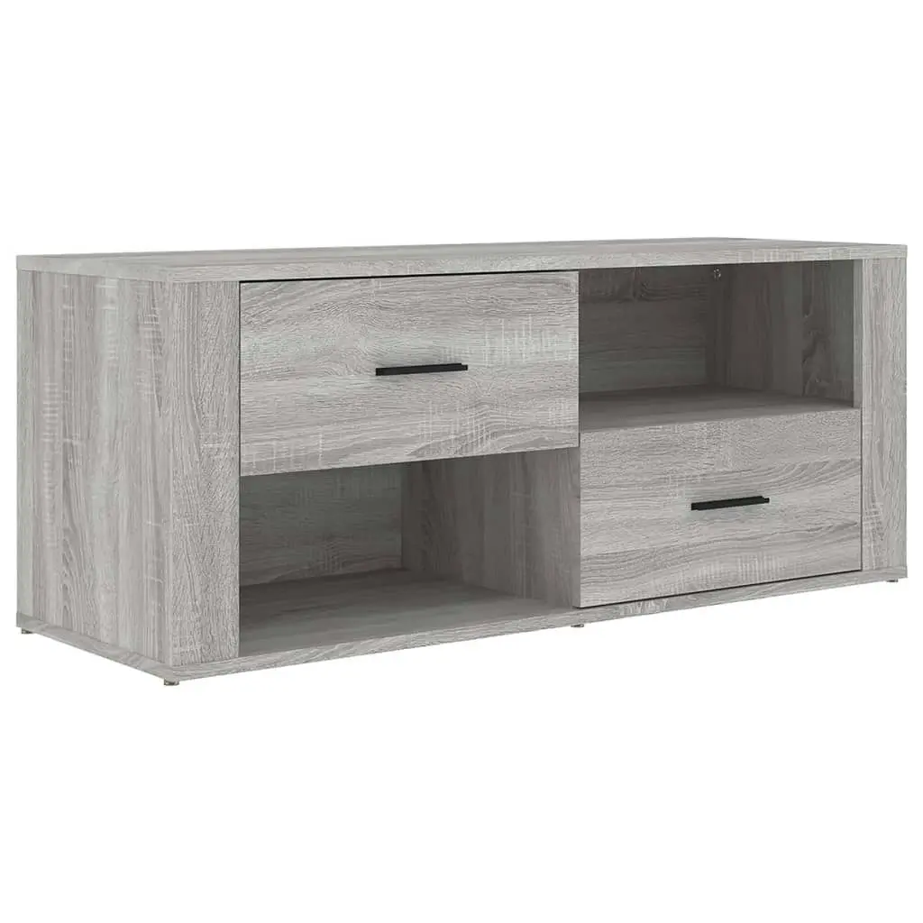 TV Cabinet Grey Sonoma 100x35x40 cm Engineered Wood 823105