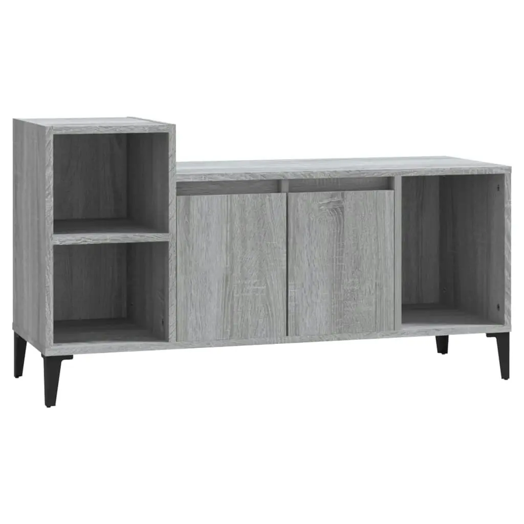 TV Cabinet Grey Sonoma 100x35x55 cm Engineered Wood 821186