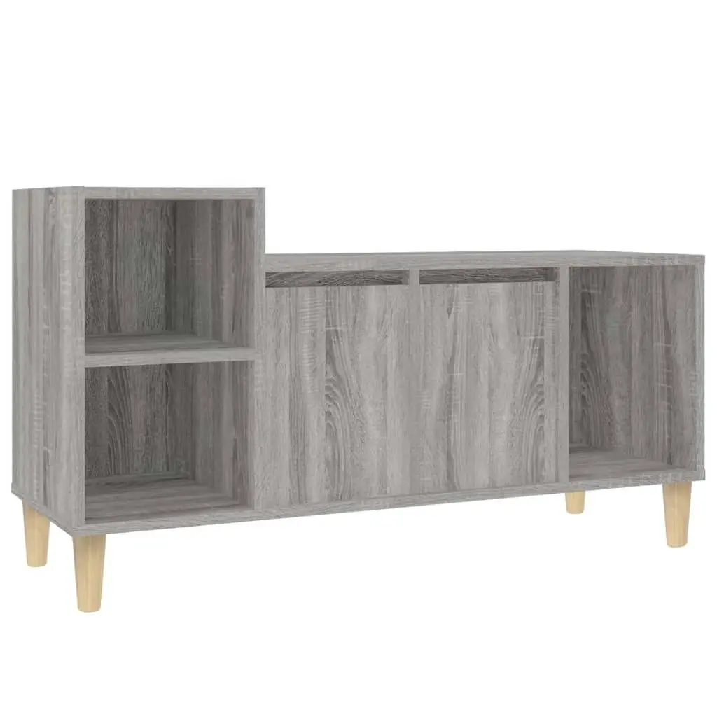 TV Cabinet Grey Sonoma 100x35x55 cm Engineered Wood 821178